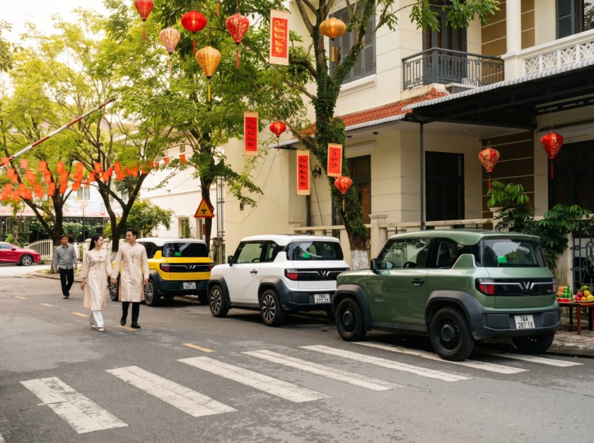 thuê ô tô điện tại Quảng Ngãi