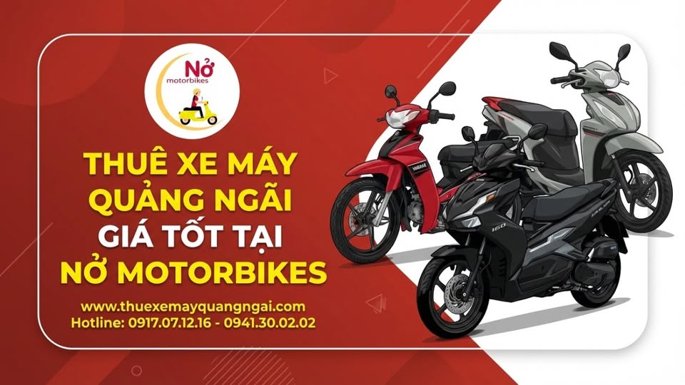 Dịch vụ cho thuê xe máy Quảng Ngãi
