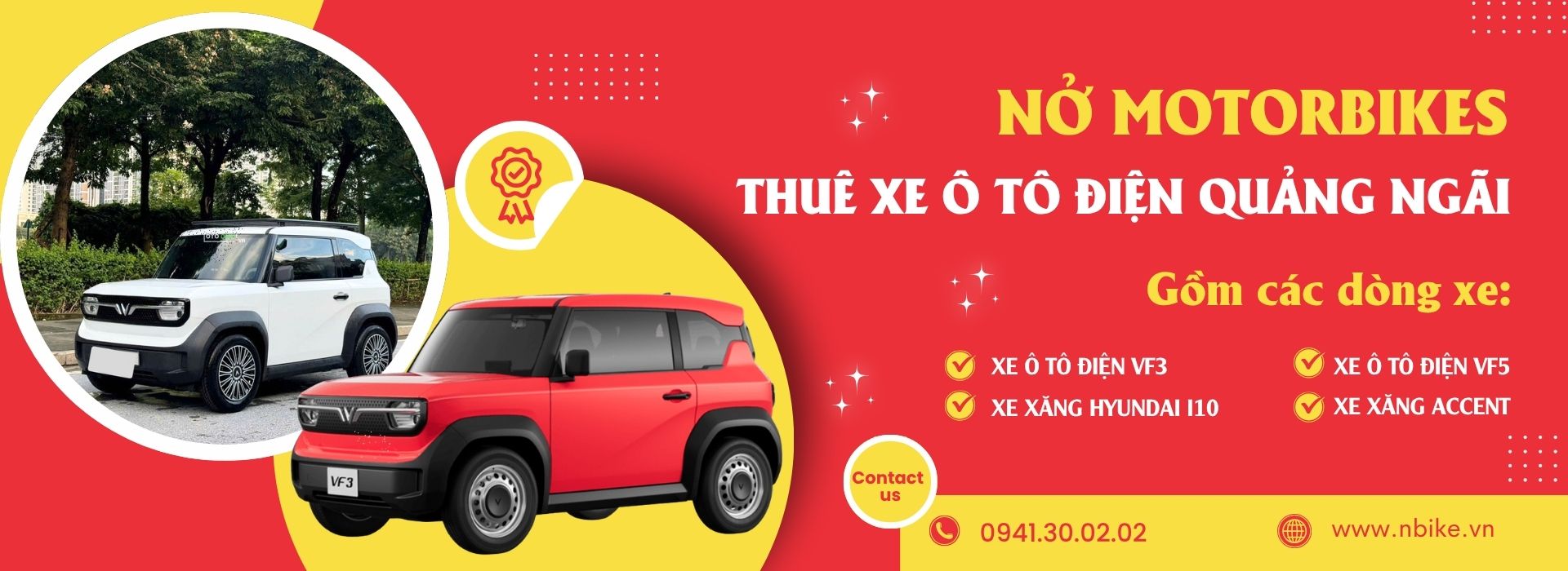 thuê xe ô tô điện Quảng Ngãi Thuê xe ô tô điện Quảng Ngãi